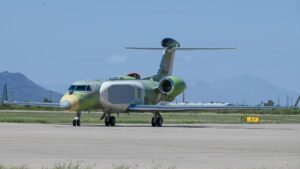 1st electronic warfare aircraft arrives at Arizona Air Force base