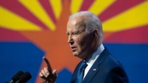 Biden targets Trump's 'extremist movement' in democracy-focused speech in Tempe