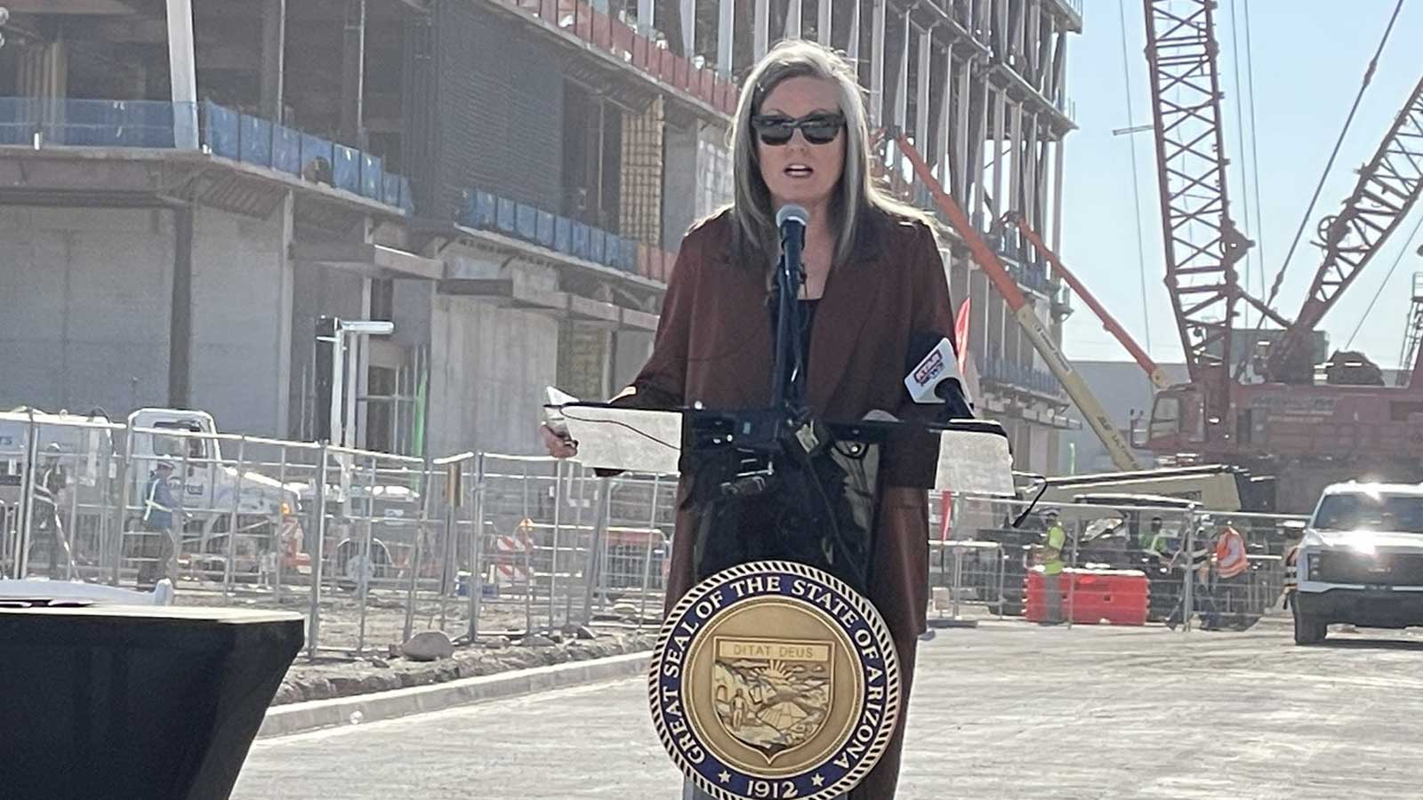 Arizona Gov. Katie Hobbs announces a voluntary agreement with Taiwanese Semiconductor Manufacturing...