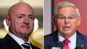 Sen. Mark Kelly of Arizona says fellow Democrat Robert Menendez should resign