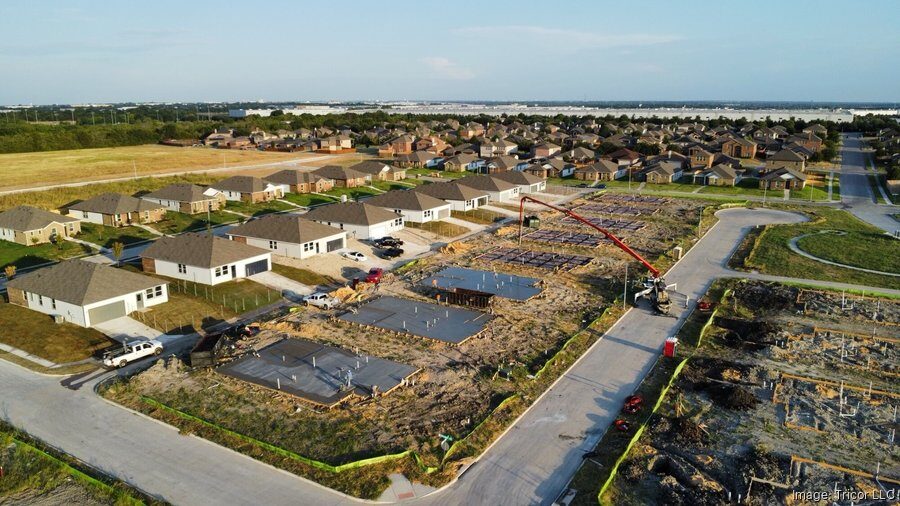 a handful of homes...