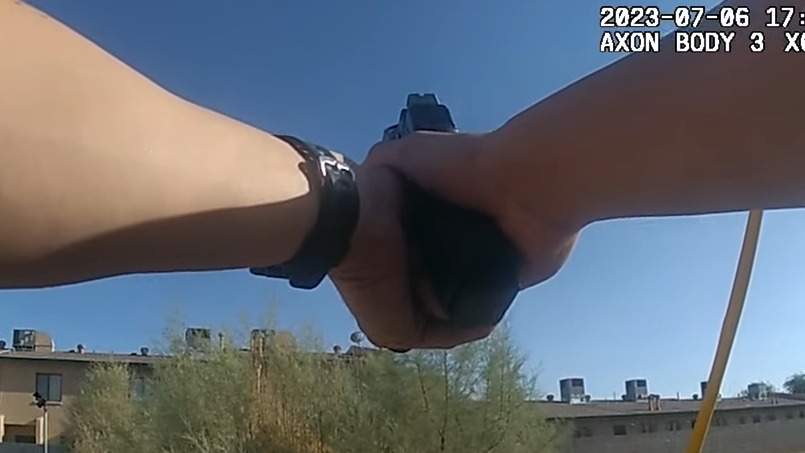 Police have released body cam footage in a fatal Glendale shooting after a suspect fired at an offi...