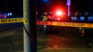 Man dead after vehicle veers across roadway, crashes into pole in Phoenix