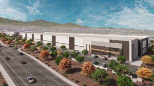 Construction underway on a 20-acre industrial park in Phoenix called Park 91