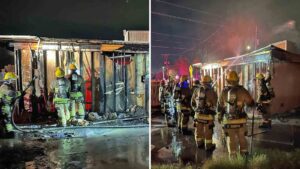 7 displaced after fire burns through parts of Phoenix home