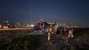 Helicopter makes emergency landing in Tempe while transporting a medical passenger