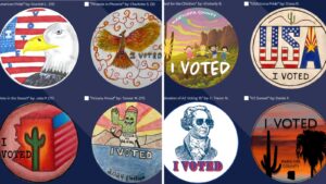Finalists announced for Maricopa County 'I Voted' sticker contests