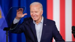 President Joe Biden arrives in Phoenix on Election Day ahead of East Valley event