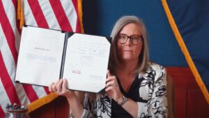 Gov. Katie Hobbs vetoes GOP-backed bill on border crossing, says it's a political ploy