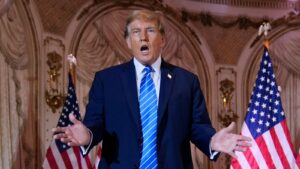 Trump blasts Arizona's Katie Hobbs over her immigration policies in Super Tuesday speech
