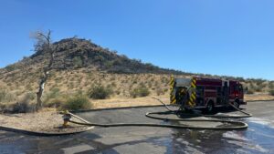 Firefighters achieve fire control on brush fire near North Mountain in Phoenix