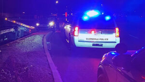 3 people hospitalized after collision in Glendale, including 1 with life-threatening injuries