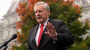Former Trump chief of staff Mark Meadows pleads not guilty in Arizona fake elector case