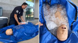 Phoenix firefighters turn to ice immersion to treat heatstroke victims as temperatures soar