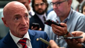 Here's what Sen. Mark Kelly of Arizona is saying about running mate speculation
