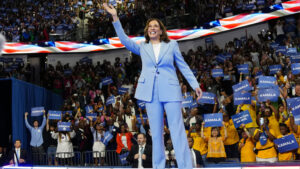 Harris secures enough Democratic delegate votes to be the party's nominee, committee chair says