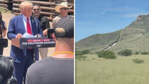 Former President Donald Trump stresses dangers of lax policies during Arizona border visit