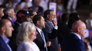 Ruben Gallego brings Democratic military veterans on stage in DNC speech