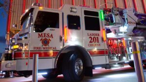 1 person hospitalized with burn injuries after Mesa apartment fire