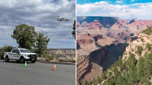 Missing person found dead at Grand Canyon about 150 feet below scenic overlook