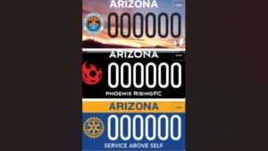 ADOT adds 3 new options to triple-digit list of specialty license plates