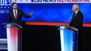 Walz and Vance go in depth on policy while attacking each other’s running mates in VP debate