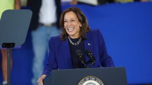 Kamala Harris urges Arizona voters to move past Donald Trump at rally