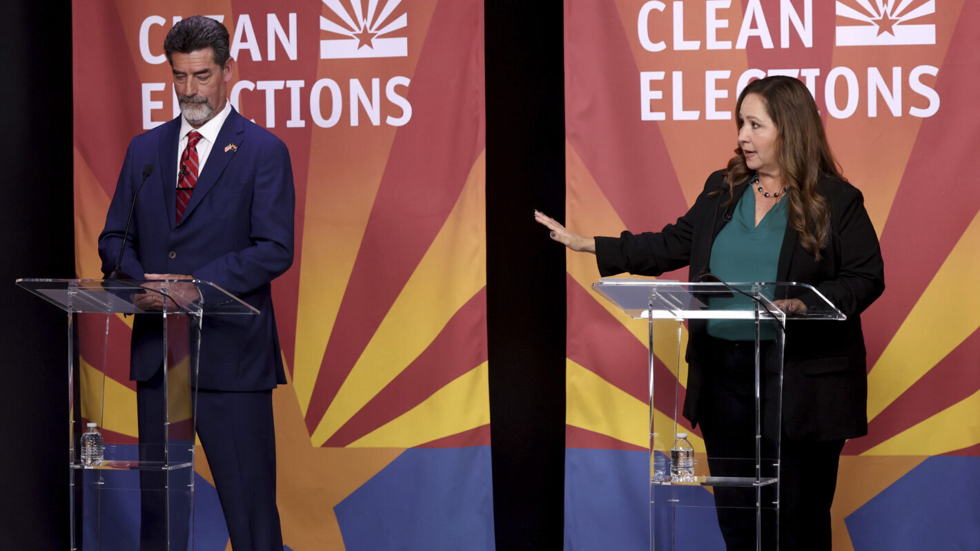 Congressional District 7 special election candidates Republican Daniel Butierez, left, and Democrat...