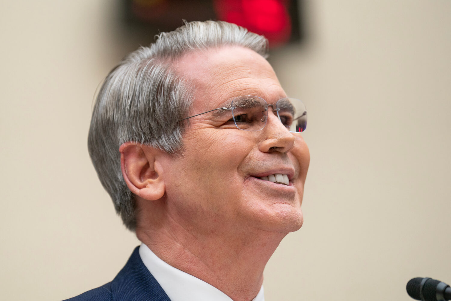 Secretary of the Treasury Scott Bessent speaks during a House Financial Services Committee hearing ...