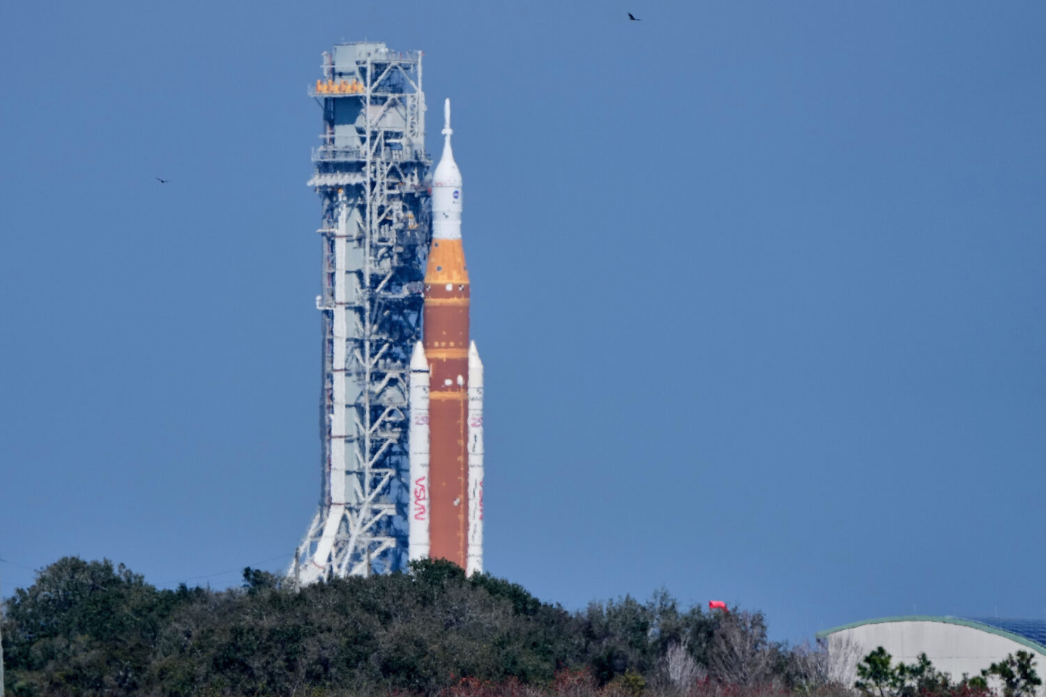 Nasa Repairs NASA moves its Artemis II moon rocket off the launch pad for more ...