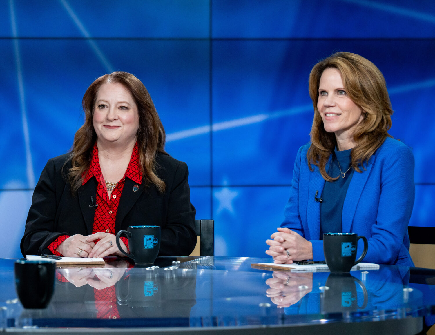 Wisconsin Supreme Court candidates, Court of Appeals Judges Maria Lazar, left, and Chris Taylor par...