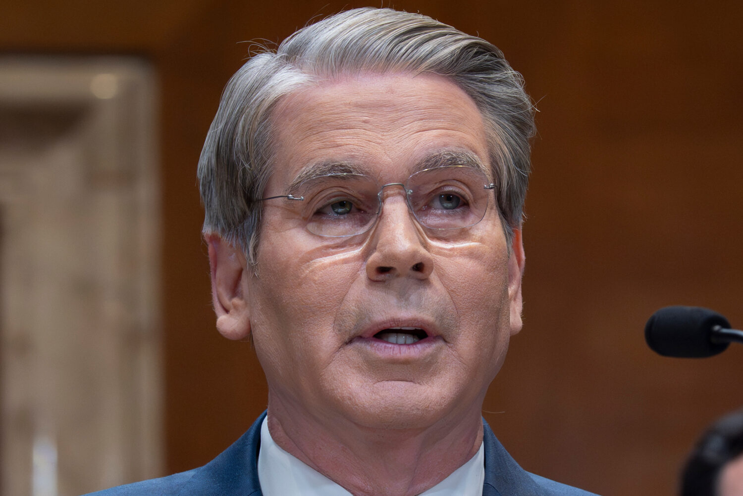 Treasury Secretary Scott Bessent testifies on his agency's proposed budget estimates for fiscal yea...