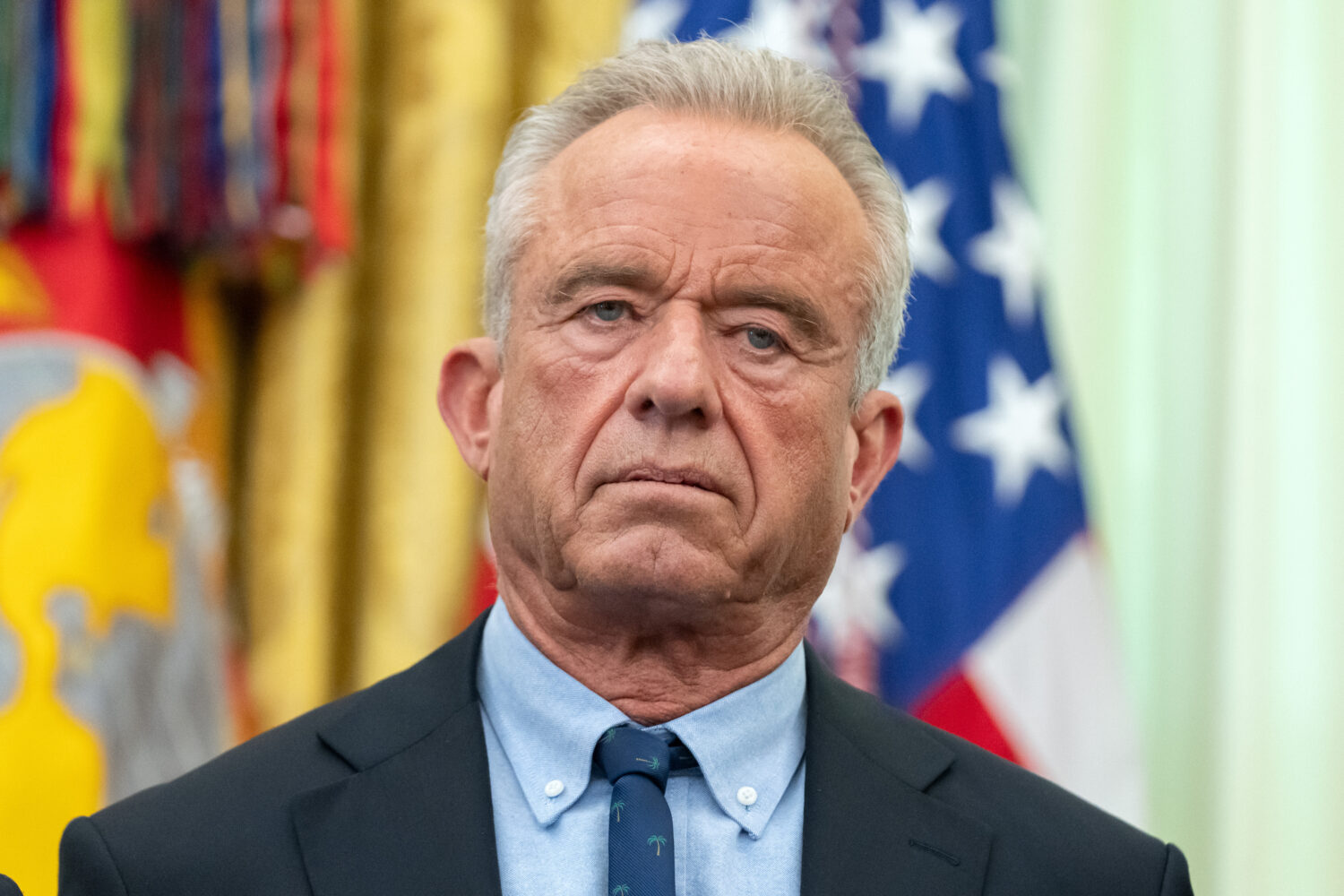 Health and Human Services Secretary Robert F. Kennedy Jr. attends an event on health care affordabi...