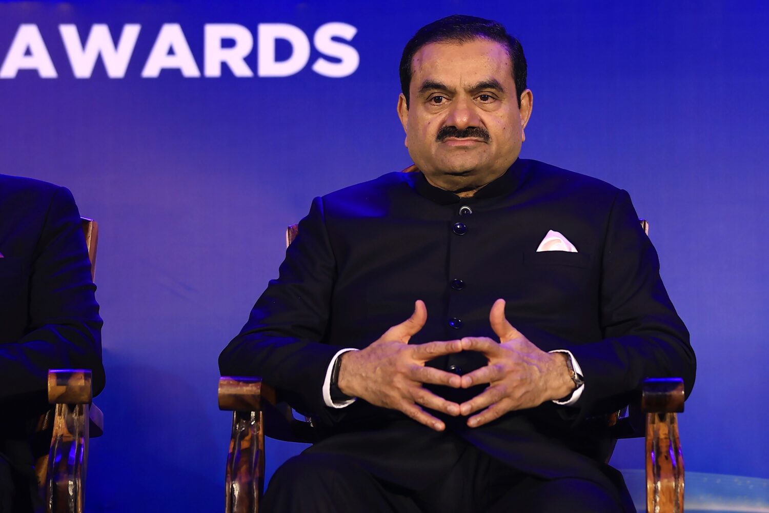 FILE - Gautam Adani, Indian billionaire and chairman of Adani Group, presides over the 51st Gems an...