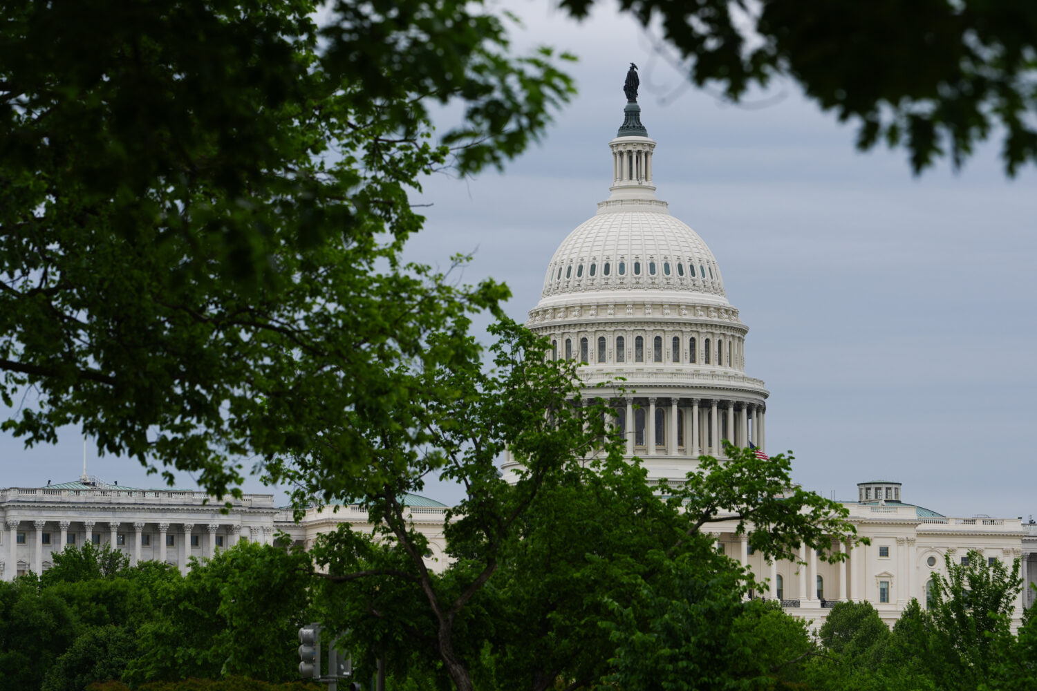 The U.S. Capitol is seen, Thursday, May 7, 2026, in Washington. (AP Photo/Julia Demaree Nikhinson)C...