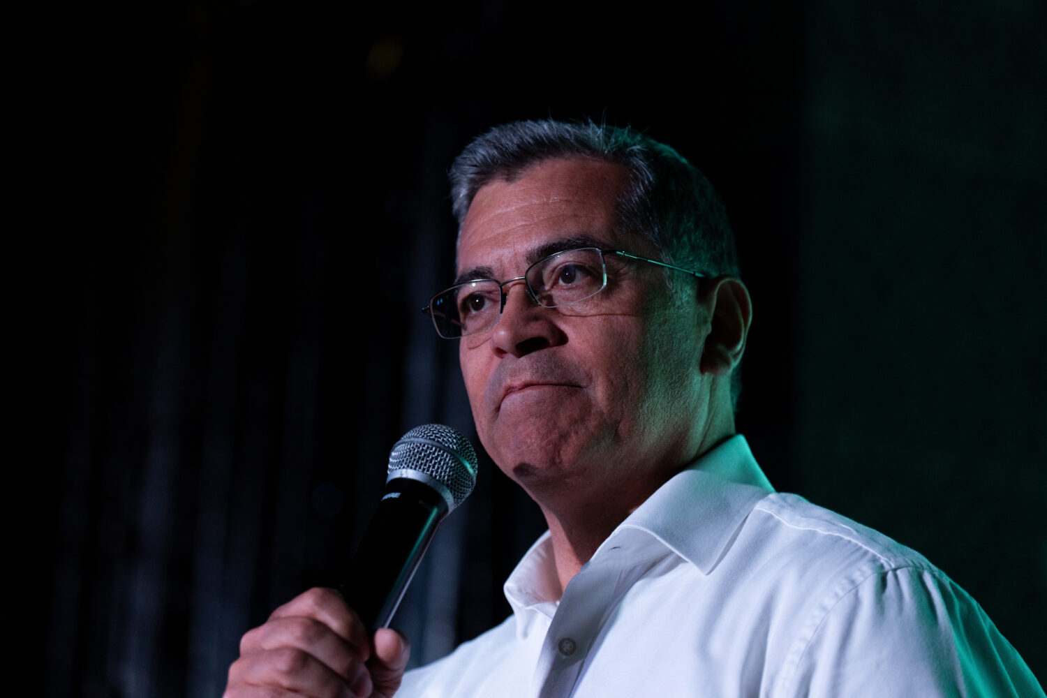 California gubernatorial candidate Xavier Becerra speaks during a campaign event in West Hollywood,...