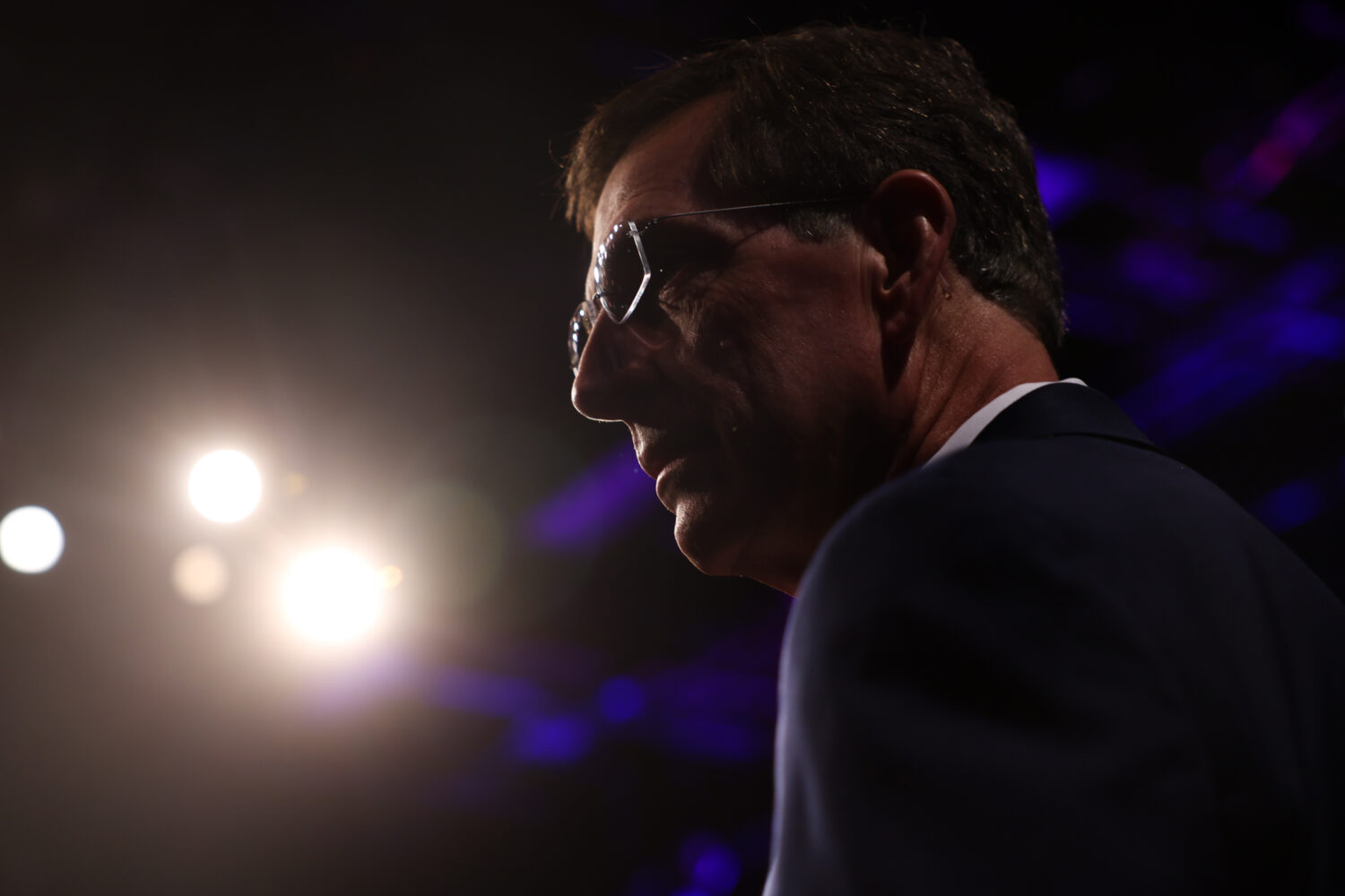Republican candidate for governor Brad Raffensperger, Georgia's Secretary of State, appears before ...