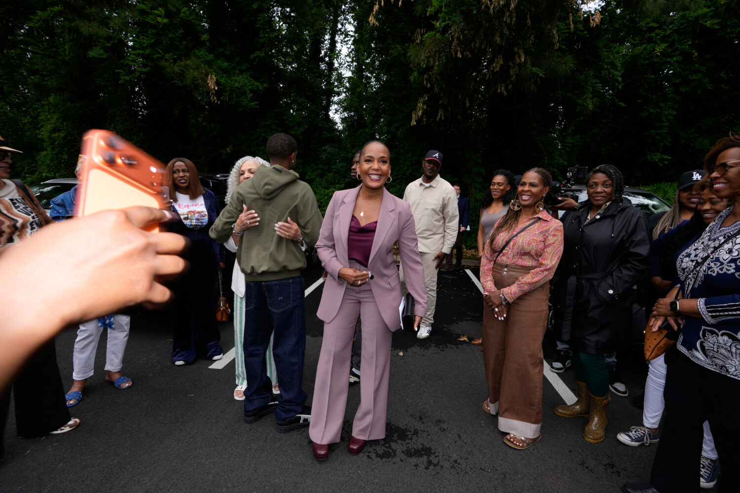 Democratic gubernatorial candidate Keisha Lance Bottoms, arrives to vote early in the Georgia Prima...