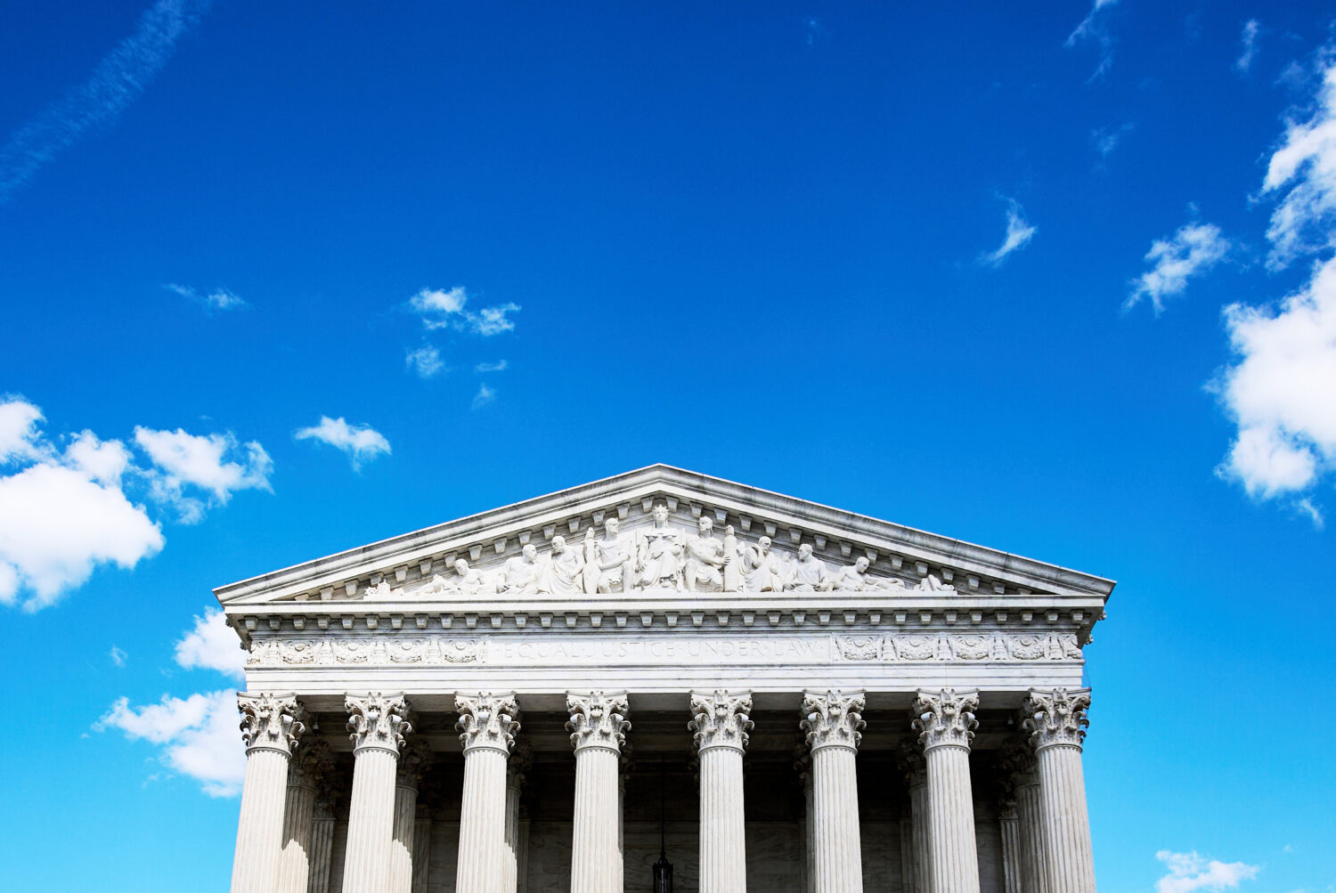 The Supreme Court is seen, Thursday, April 30, 2026, in Washington. (AP Photo/Jacquelyn Martin)Cred...