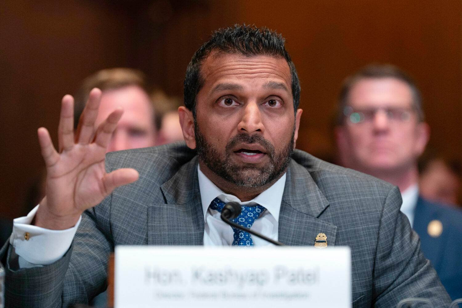 FBI director Kash Patel testifies before the Senate Subcommittee on Commerce, Justice, Science, and...