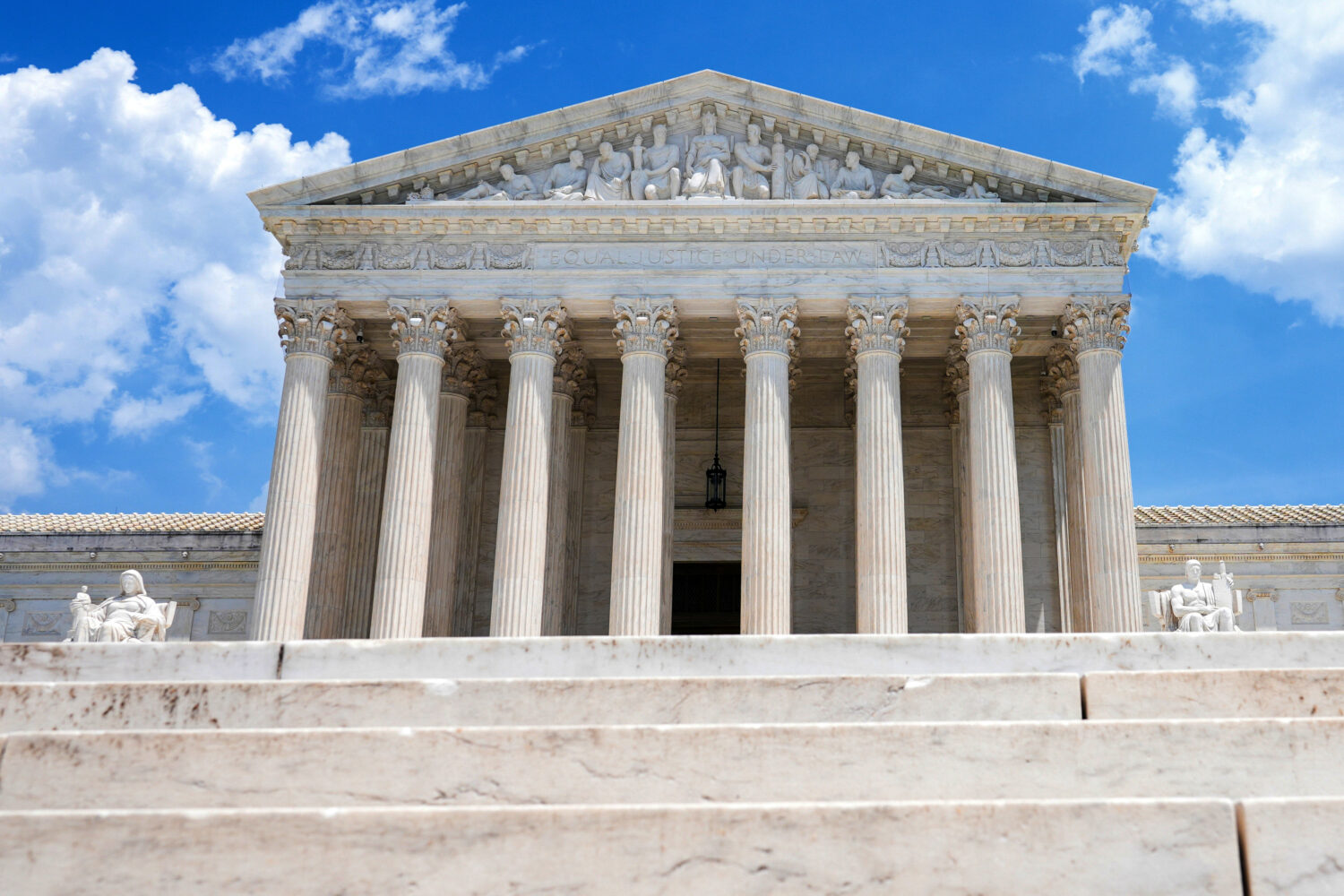FILE - The U.S. Supreme Court is seen, June 11, 2026, in Washington. (AP Photo/Mariam Zuhaib, File)...