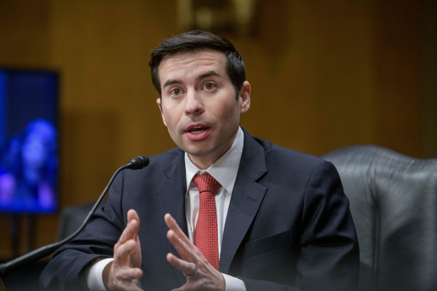FILE - Keith Sonderling, President Donald Trump's nominee to be Deputy Secretary of Labor, appears ...