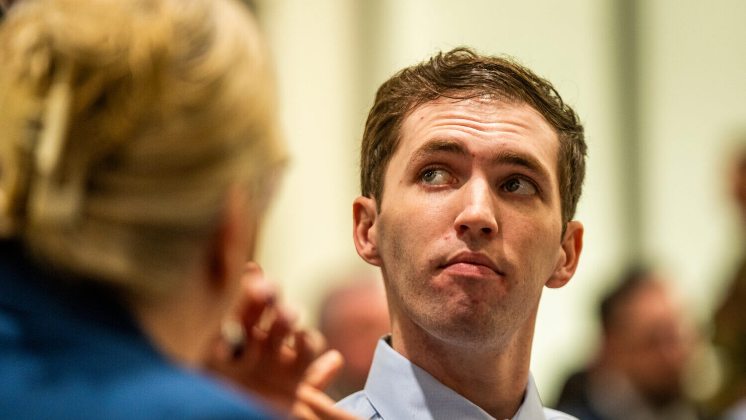 FILE - Tyler Robinson, who is accused of fatally shooting Charlie Kirk, appears during a hearing in...